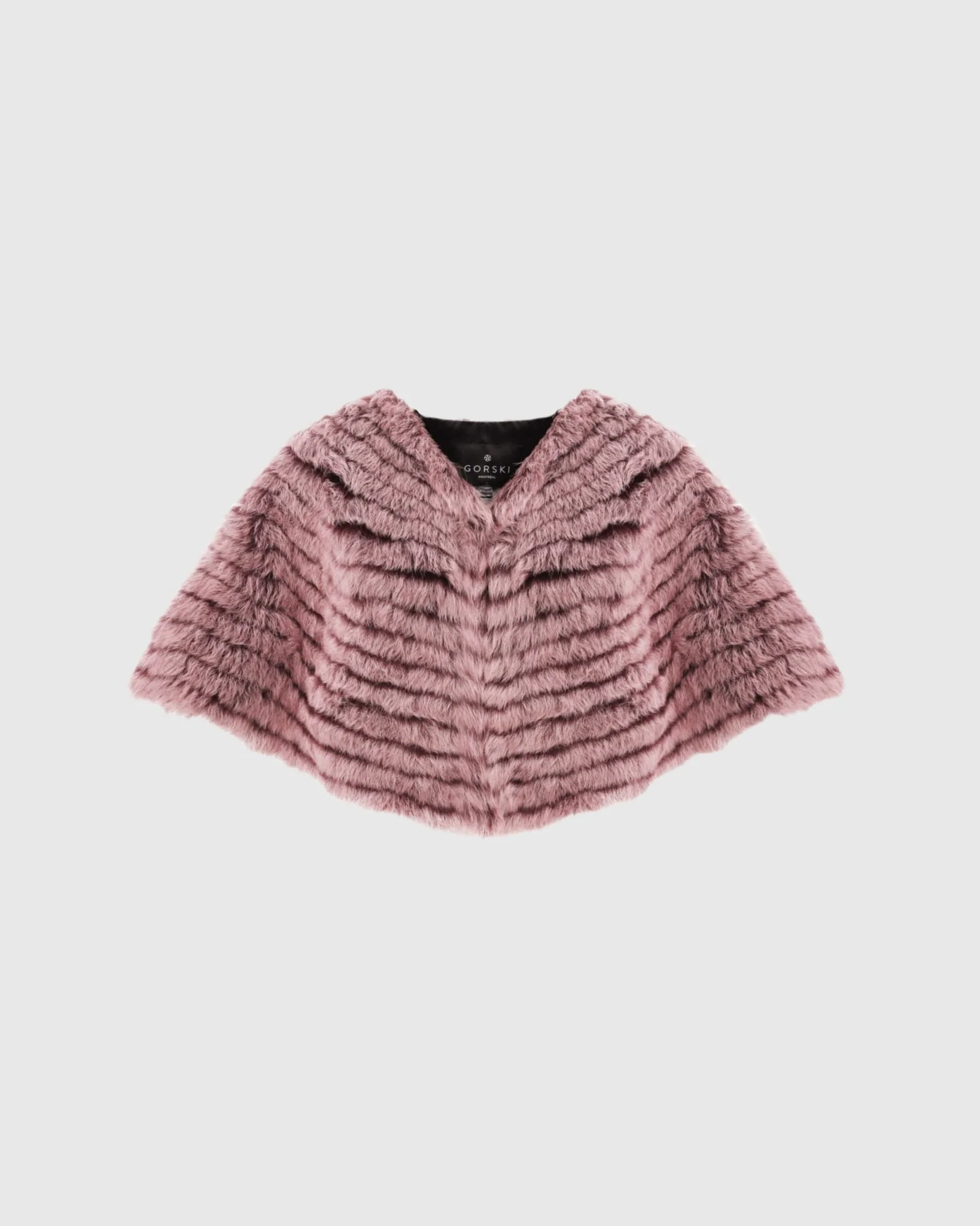 Toscana Shearling Lamb Layered Capelet - Image 17