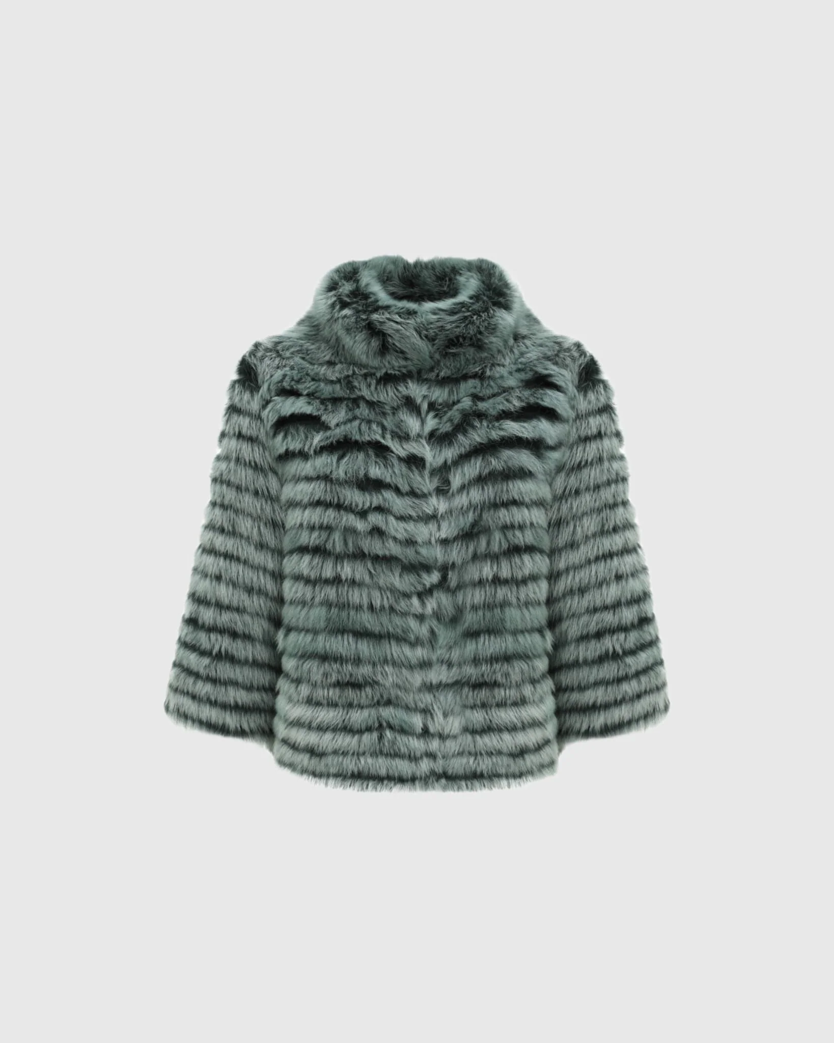 Toscana Shearling Lamb Layered Jacket - Image 13