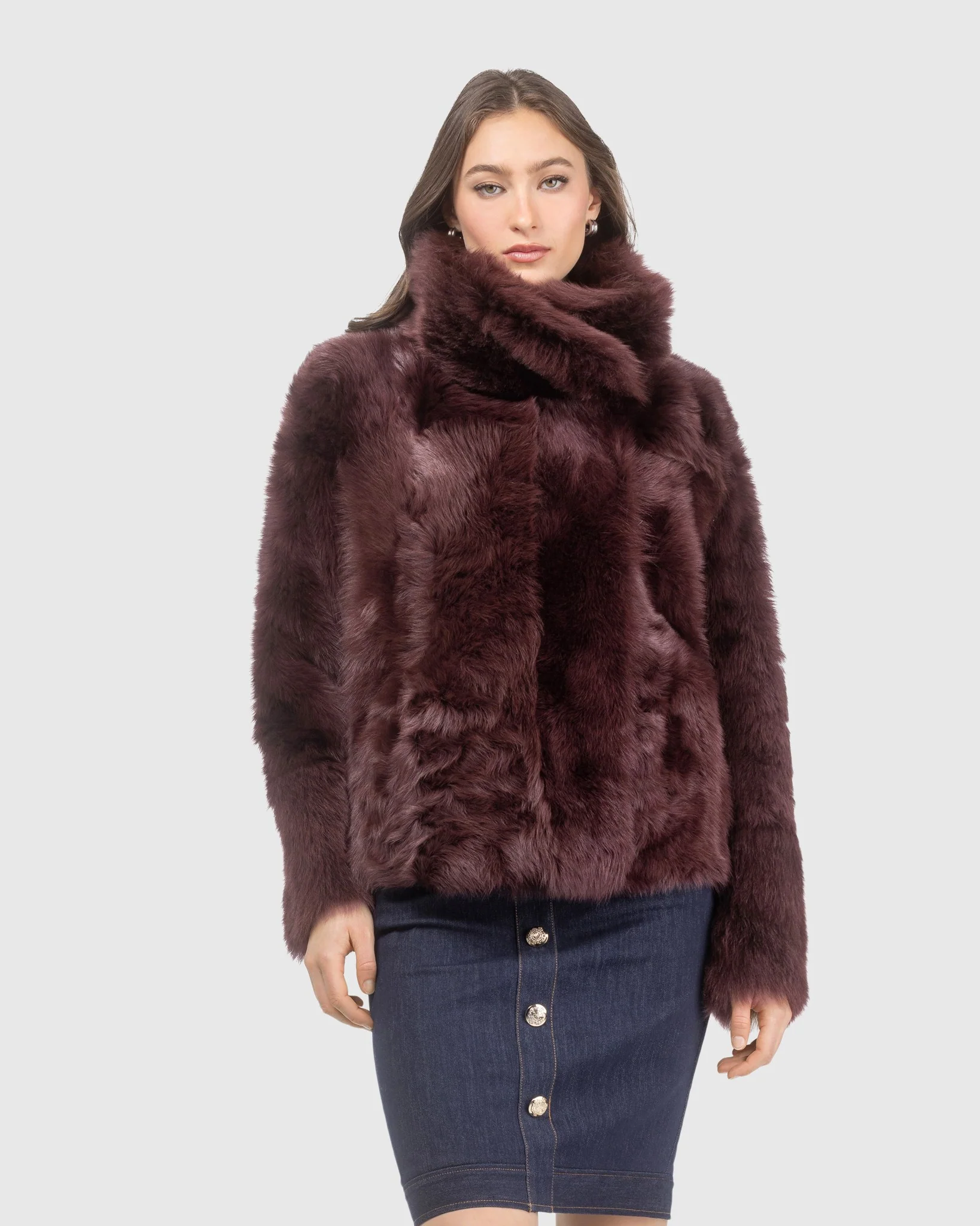 Toscana Shearling Lamb Reversible Jacket