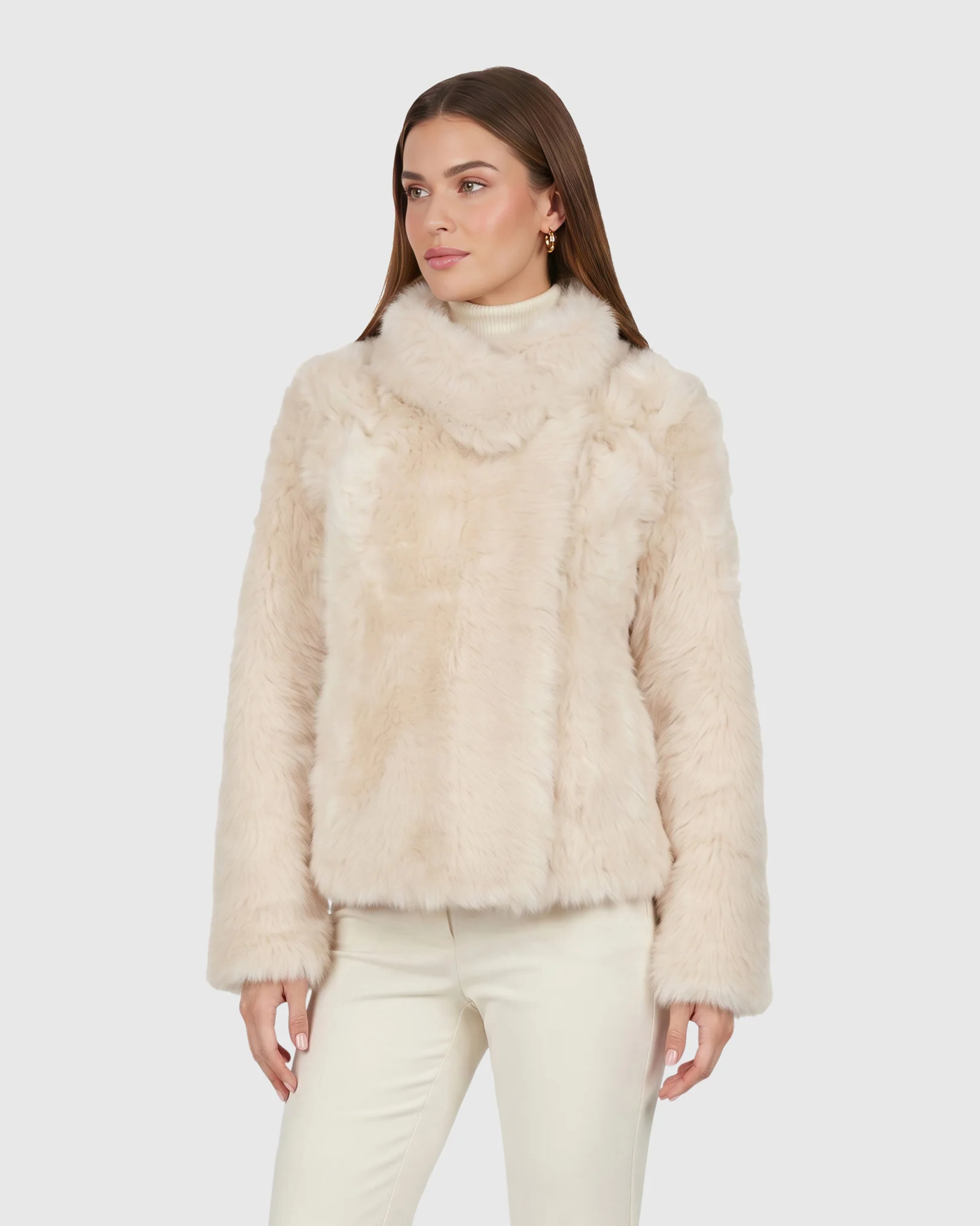 Toscana Shearling Lamb Reversible Jacket - Image 26